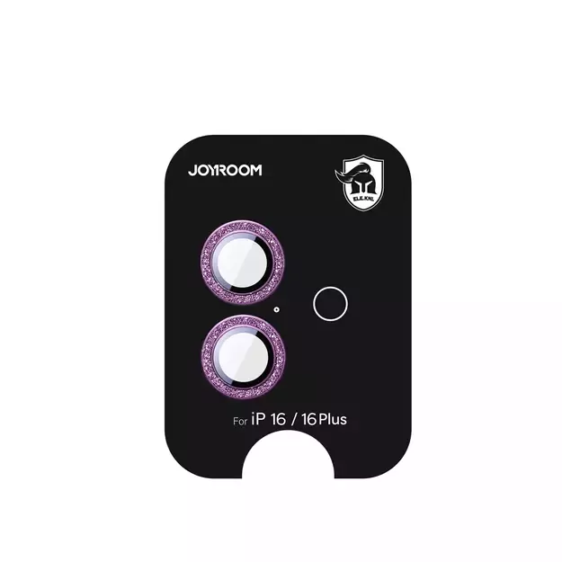 Joyroom JR-MSF0302 protective glass for iPhone 16/16 Plus lenses - pink