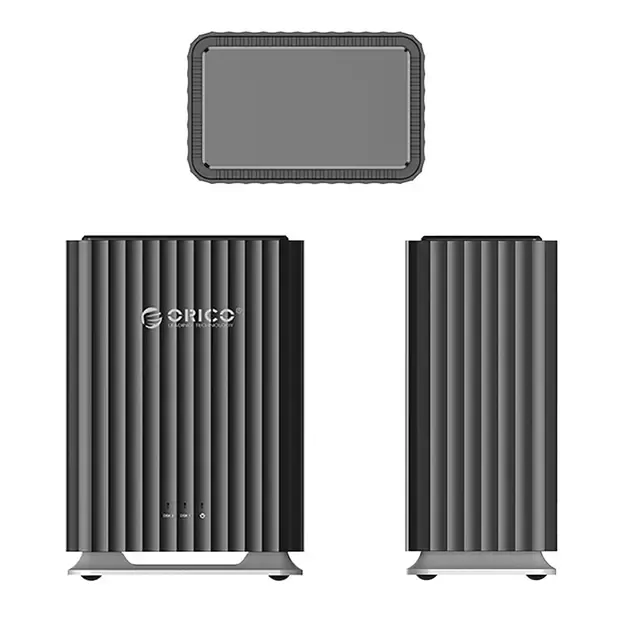Orico 9728C3 Dual-Big DAS Solution for 2 x 2.5&quot  HDD/SSD / 3.5&quot  HDD - Black 1