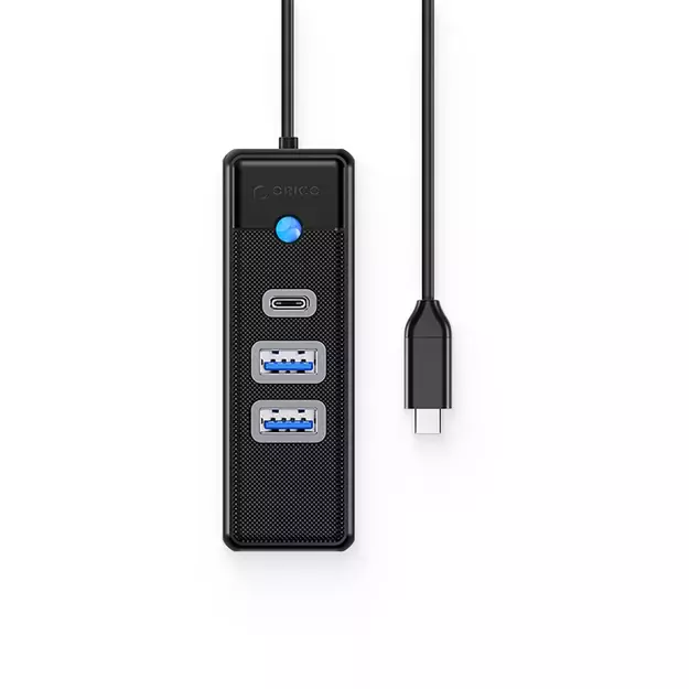 Orico PWC2U-C3 USB-C Hub / 2x USB-A 3.0 + 1x USB-C 3.0 - Black 2