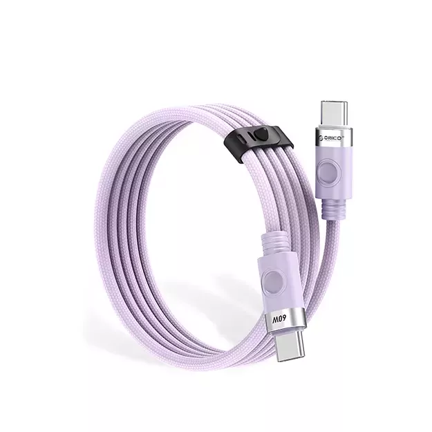 Orico CDX 60W 3A Power Delivery USB-C - USB-C 1m Cable - Purple 1