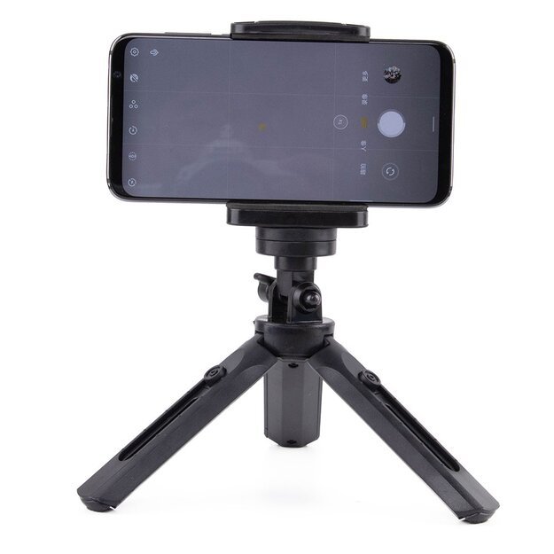 Mini tripod selfie stick holder for phone camera GoPro 16 - 21 cm black 15