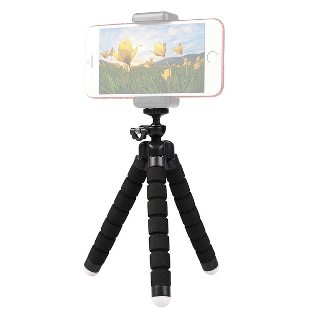 Eleastic tripod for a phone and a selfie camera 9