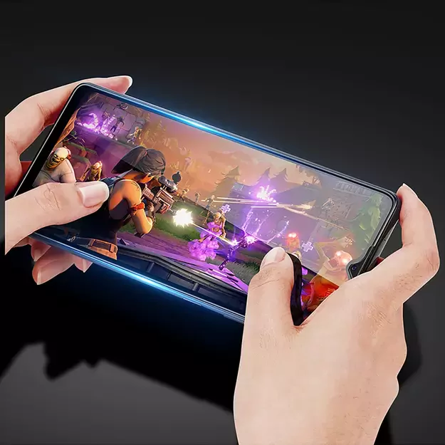 Dux Ducis 9D Tempered Glass Vivo Y16 / Y02s full screen with frame black (case friendly) 2