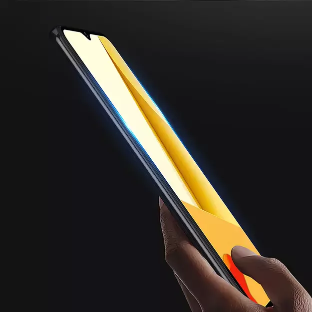 Dux Ducis 9D Tempered Glass Vivo Y16 / Y02s full screen with frame black (case friendly) 6