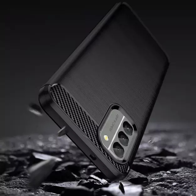 Carbon Case cover for Nokia G400 flexible silicone carbon cover black 6