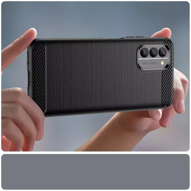 Carbon Case cover for Nokia G400 flexible silicone carbon cover black 8