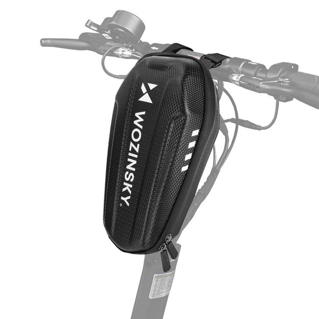 Wozinsky waterproof scooter handlebar bag 2l handlebar bag black (WSB3BK) 32