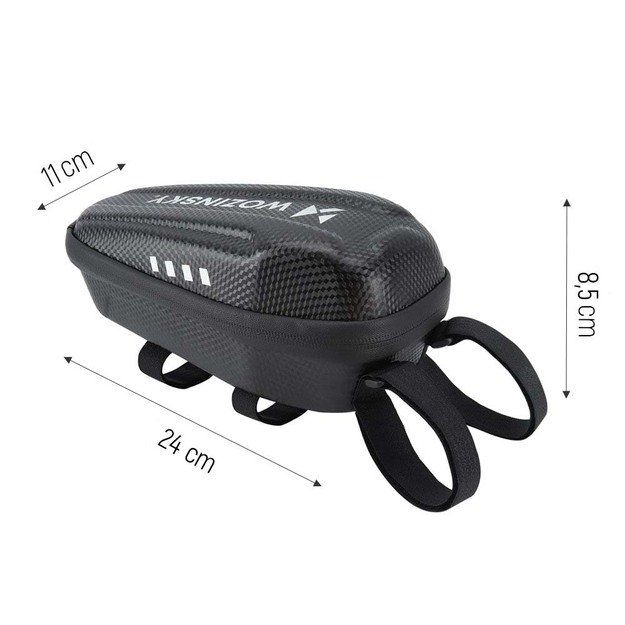 Wozinsky waterproof scooter handlebar bag 2l handlebar bag black (WSB3BK) 19