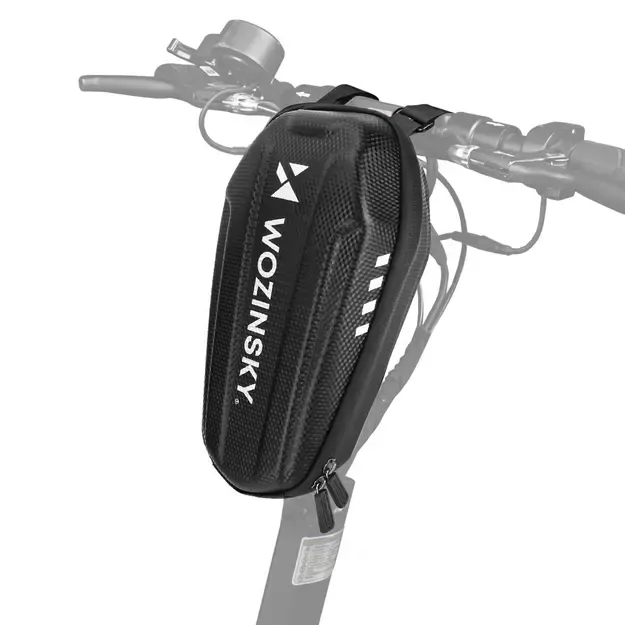 Wozinsky waterproof scooter handlebar bag 2l handlebar bag black (WSB3BK) 16