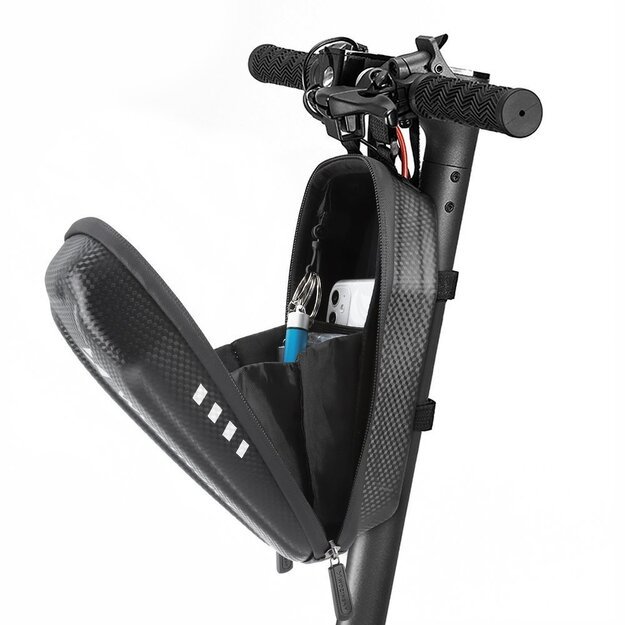 Wozinsky waterproof scooter handlebar bag 2l handlebar bag black (WSB3BK) 31