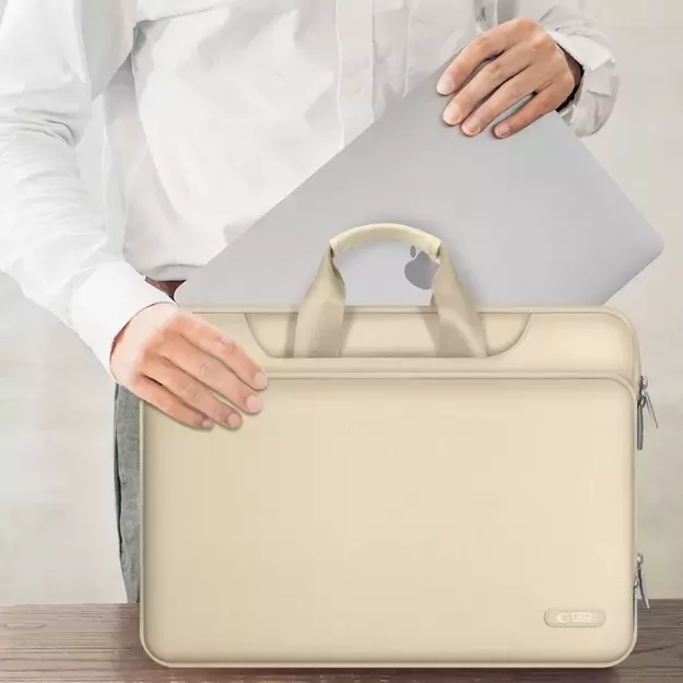 Tech-Protect Pocket 13-14 Laptop Bag - Beige 16