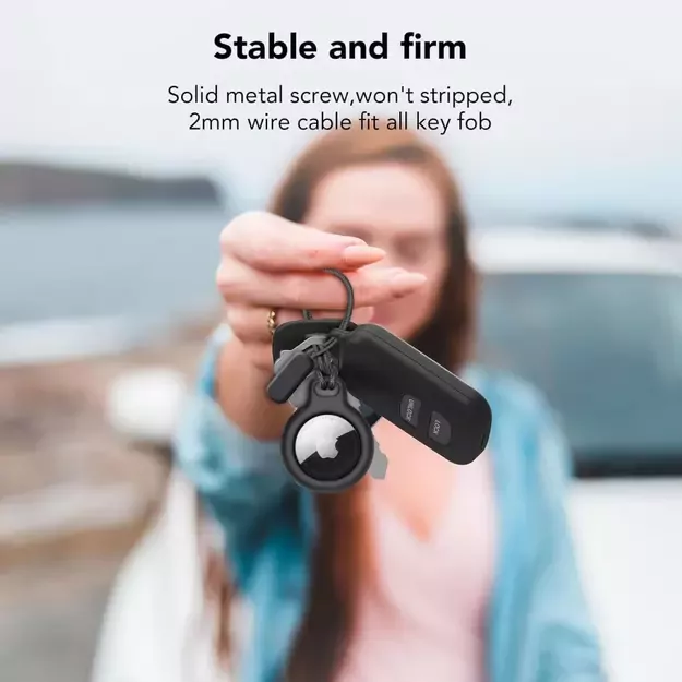 Tech-Protect Rough 2-pack case for Apple AirTag - black 17