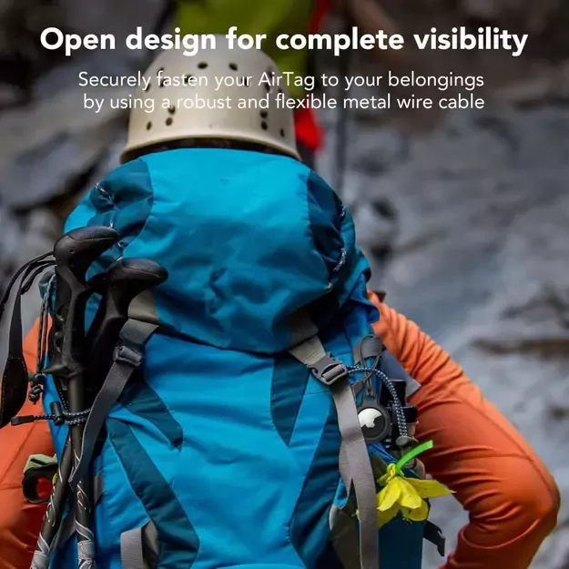 Tech-Protect Rough 2-pack case for Apple AirTag - black 15