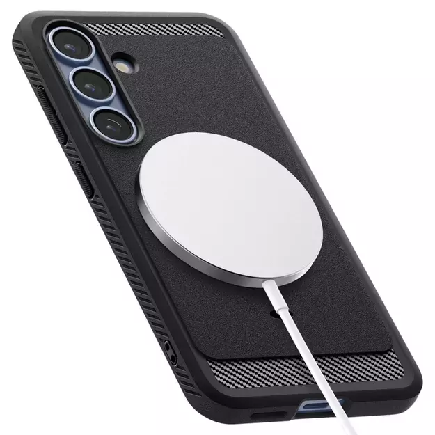 Spigen Rugged Armor Mag MagSafe Case for Samsung Galaxy S25 - Matte Black 13