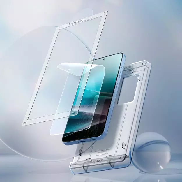 Spigen ELITE SHIELD EZ FIT Hybrid Glass for Samsung Galaxy S25+ - Transparent 17