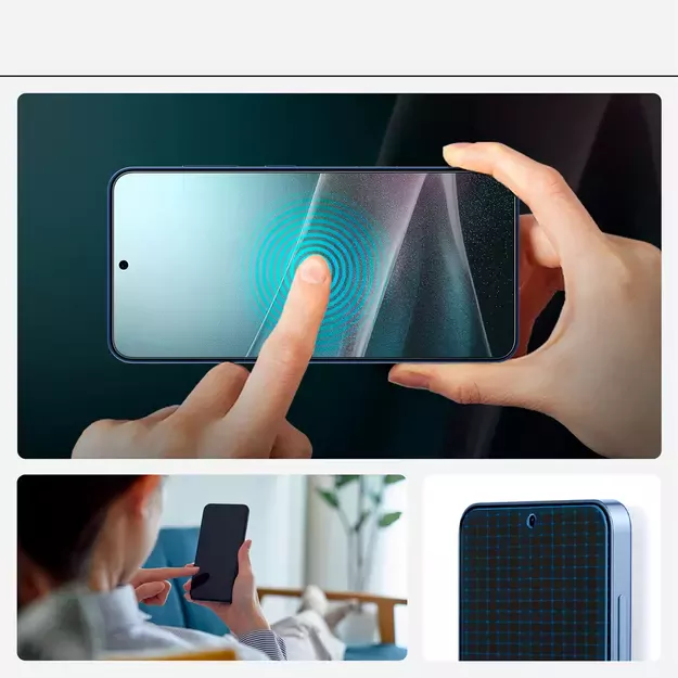 Spigen ELITE SHIELD EZ FIT Hybrid Glass for Samsung Galaxy S25+ - Transparent 19