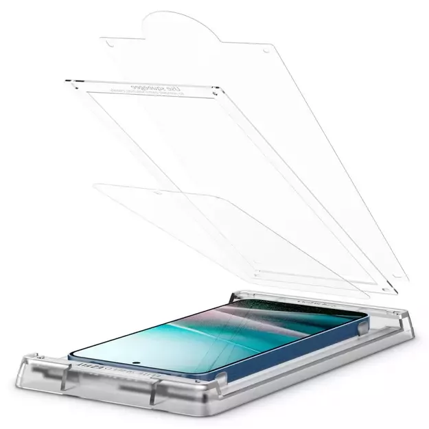 Spigen ELITE SHIELD EZ FIT Hybrid Glass for Samsung Galaxy S25 - Transparent 11