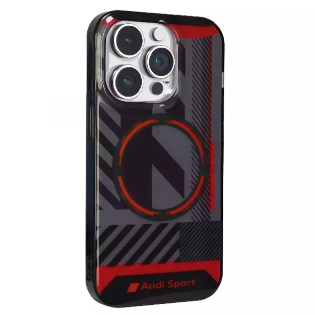 Audi IML Sport MagSafe Case iPhone 14 Pro 6.1&quot  black/black hardcase AU-IMLMIP14P-RSQ/D2-BK 8