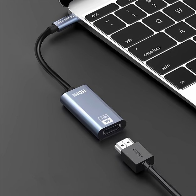 Wozinsky WACH-01 USB-C - HDMI 4K 60Hz Adapter - Black 8