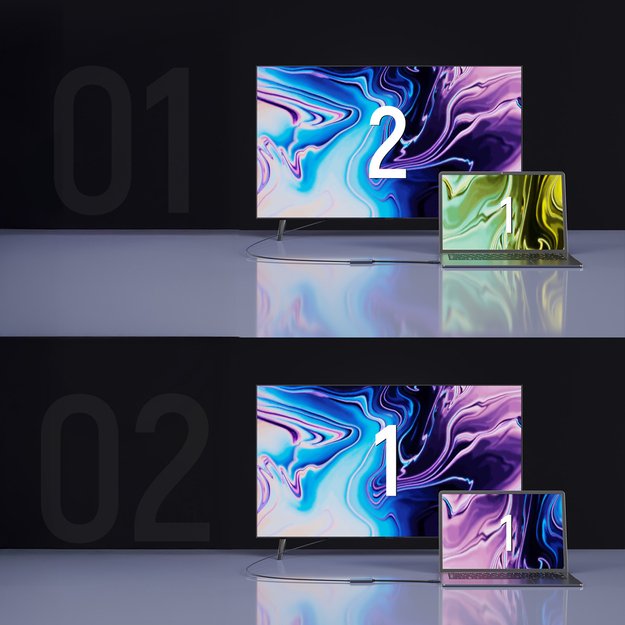 Wozinsky WACH-01 USB-C - HDMI 4K 60Hz Adapter - Black 5