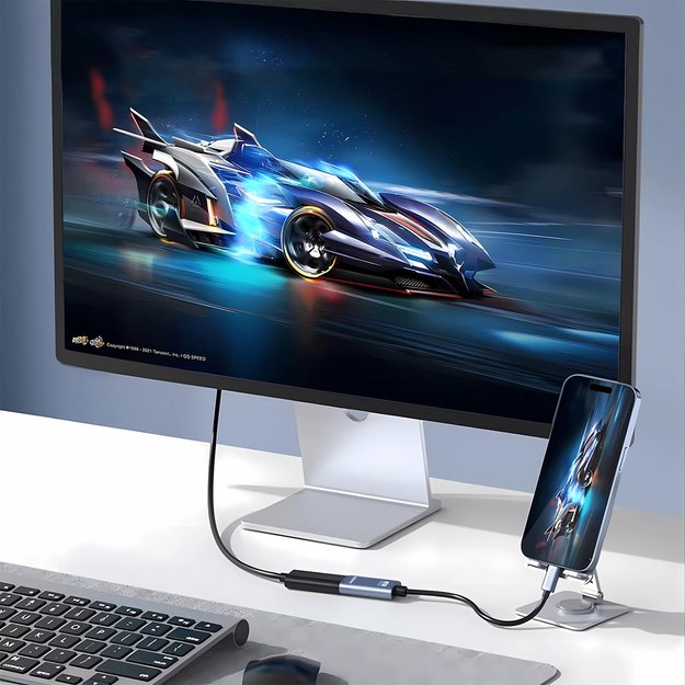 Wozinsky WACH-01 USB-C - HDMI 4K 60Hz Adapter - Black 9