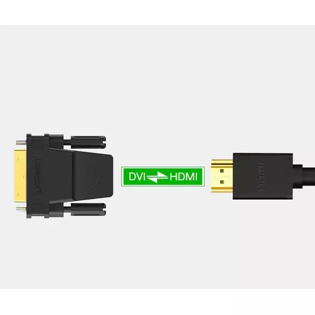 Ugreen HDMI adapter (female) - DVI 24 + 1 (male) FHD 60 Hz black (20124) 8