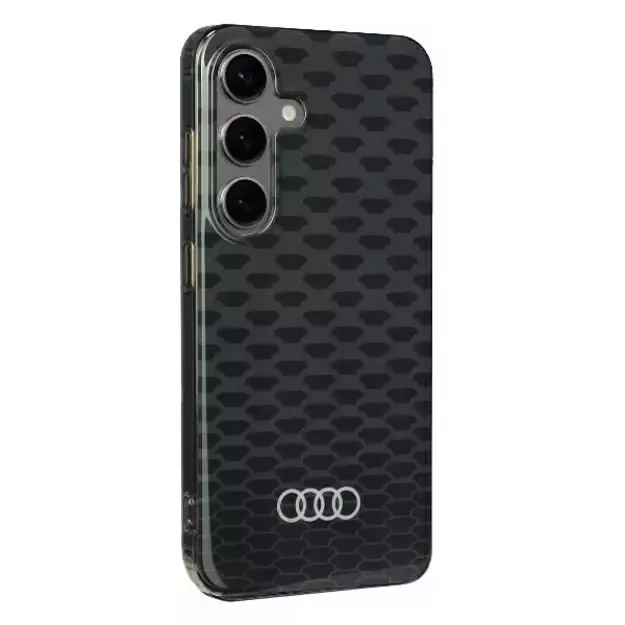 Audi IML Stitching Pattern MagSafe Case S24 S921 black/black hardcase AU-IMLMS24-Q5/D3-BK 8