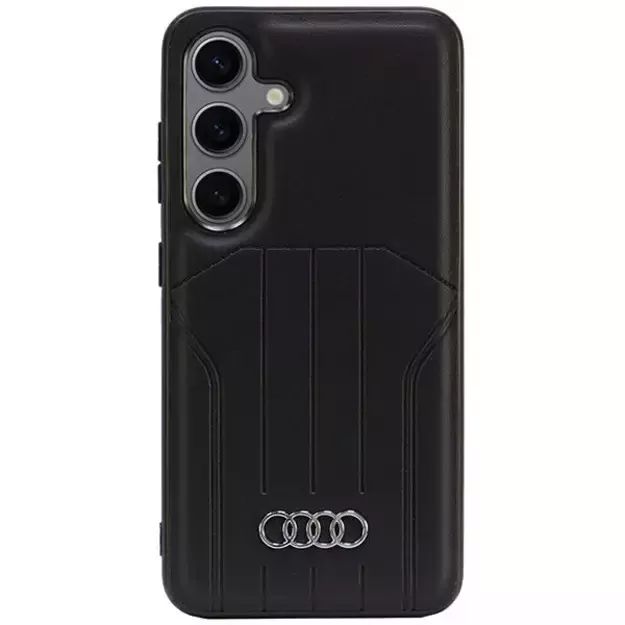 Audi Synthetic Leather MagSafe S24 S921 black/black hardcase AU-TPUPCMS24-Q5/D1-BK