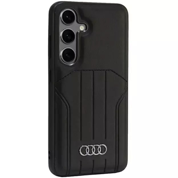 Audi Synthetic Leather MagSafe S24 S921 black/black hardcase AU-TPUPCMS24-Q5/D1-BK 2