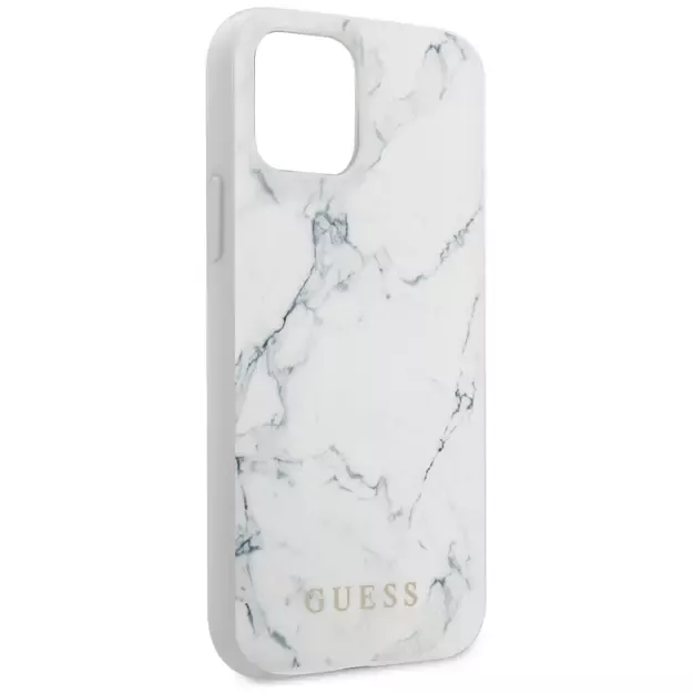 Guess Marble Case for iPhone 12 mini 5.4&quot  - White 11