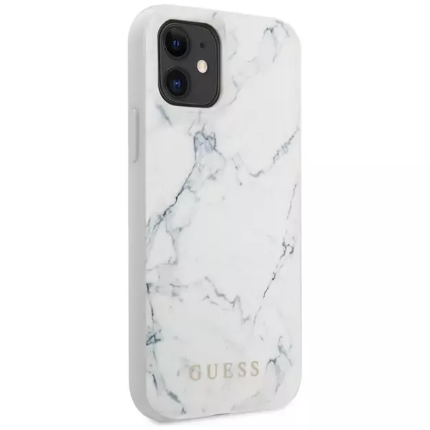 Guess Marble Case for iPhone 12 mini 5.4&quot  - White 16