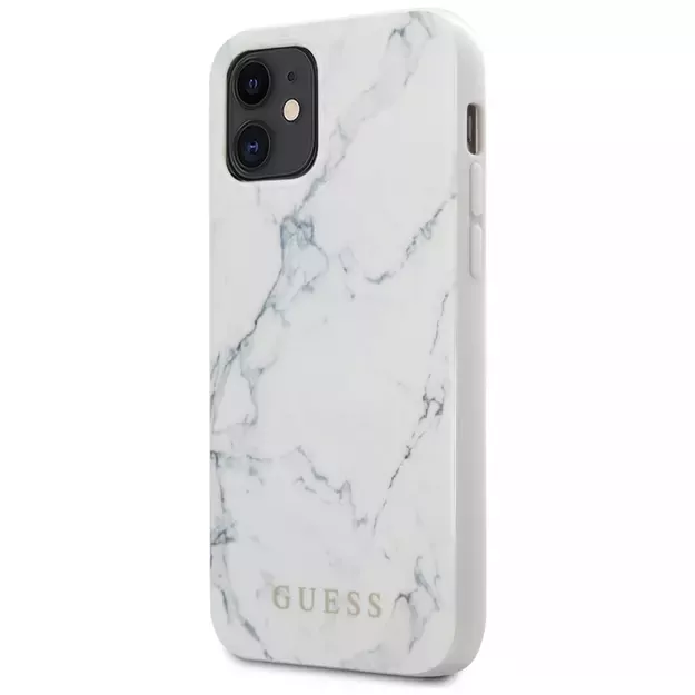 Guess Marble Case for iPhone 12 mini 5.4&quot  - White 14