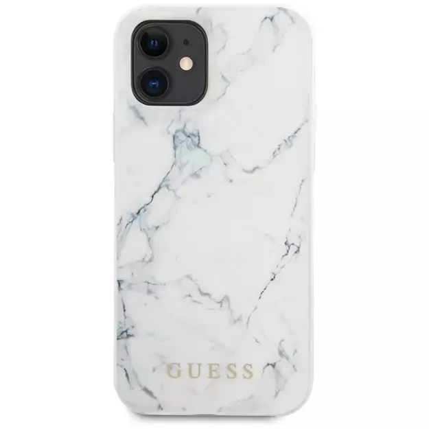 Guess Marble Case for iPhone 12 mini 5.4&quot  - White 15