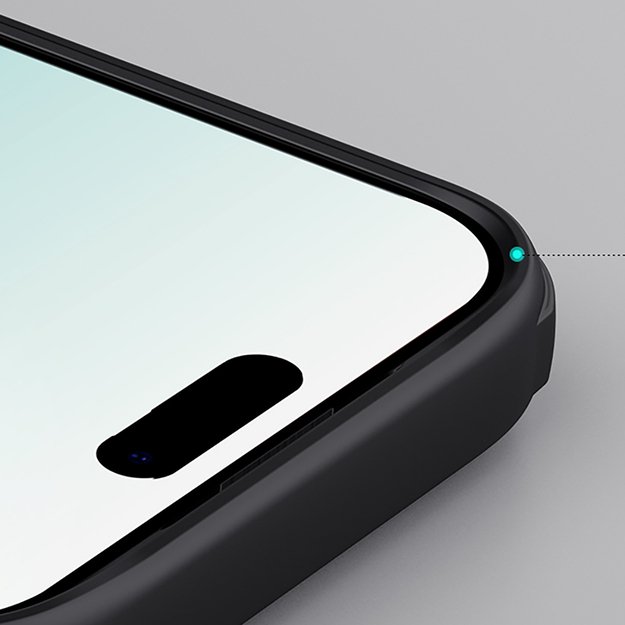 Super Frosted Shield Pro Magnetic Case IP17 Pro Transparent black 17