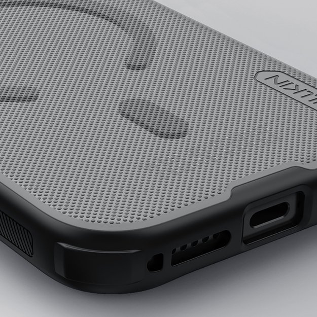 Super Frosted Shield Pro Magnetic Case IP17 Pro Transparent black 7