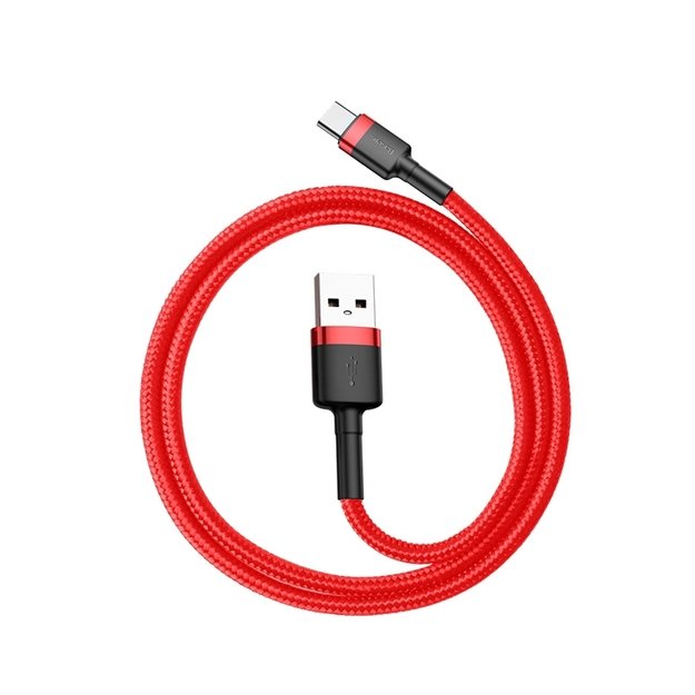 Baseus Cafule USB-A / USB-C QC 3.0 3A 0.5 m cable - red 7