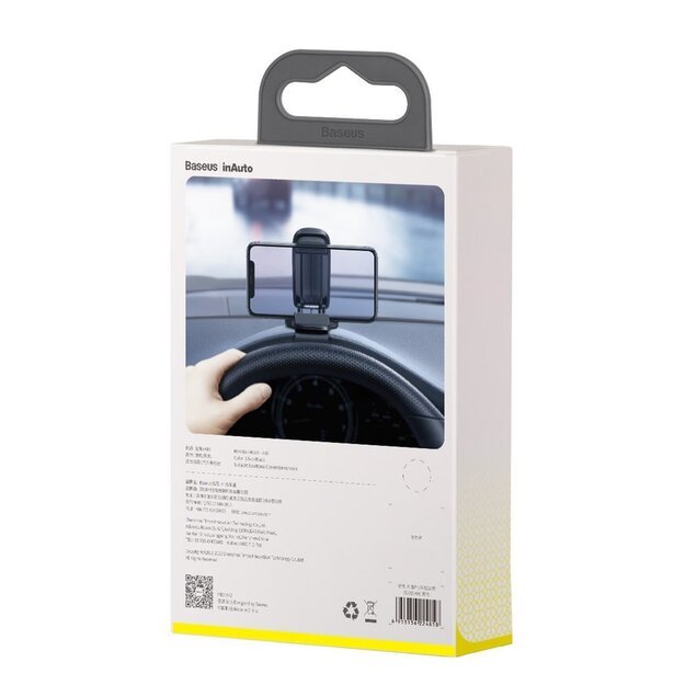 Baseus Big Mouth Pro car holder dashboard clip black (SUDZ-A01) 5
