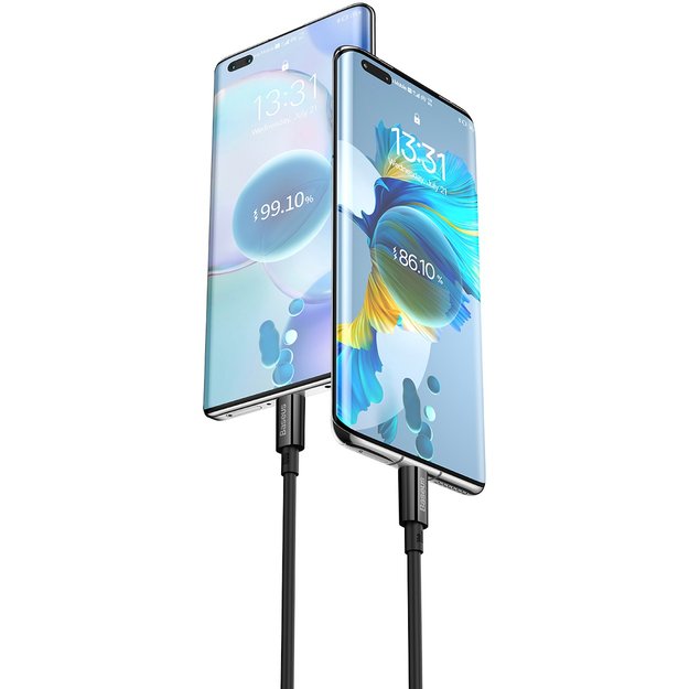 Baseus Superior Series USB-A / USB-C cable 100W 1m - black 1