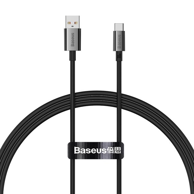 Baseus Superior Series USB-A / USB-C cable 100W 1m - black