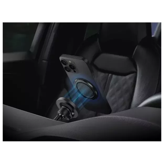 Uniq Gripfit Premium 360 Magnetic Mount&amp Kickstand Magnetic Holder black/carbon black 2
