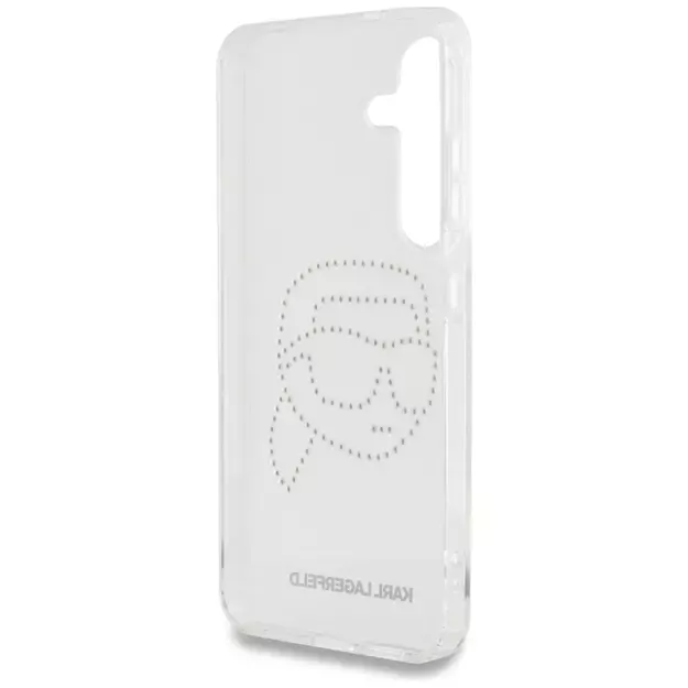 Case Karl Lagerfeld Rhinestones Karl Head Logo Samsung Galaxy S25 transparent 13