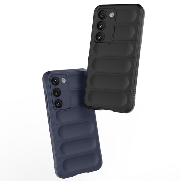 Magic Shield Case for Samsung Galaxy S23+ flexible armored cover light blue 34