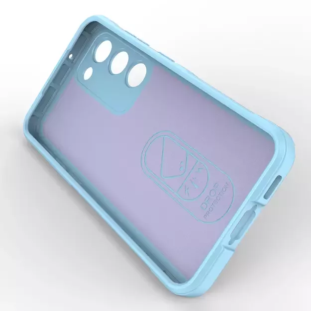 Magic Shield Case for Samsung Galaxy S23+ flexible armored cover light blue 32