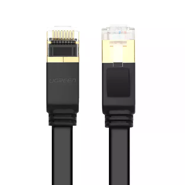 Ugreen Ethernet patch cord U/FTP Cat. 7 10Gb/s flat 0.5m black (NW106) 6