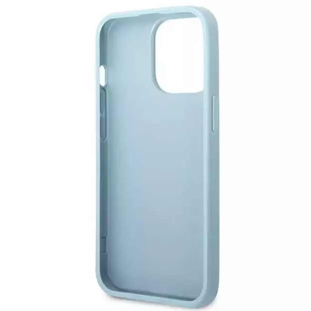 Guess Saffiano 4G Small Metal Logo Case for iPhone 13 Pro / 13 - Blue 13
