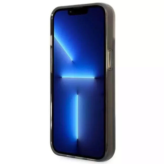 Guess GUHCP14SLFCTPK iPhone 14 6.1&quot  black/black hardcase Liquid Glitter Palm Collection 4