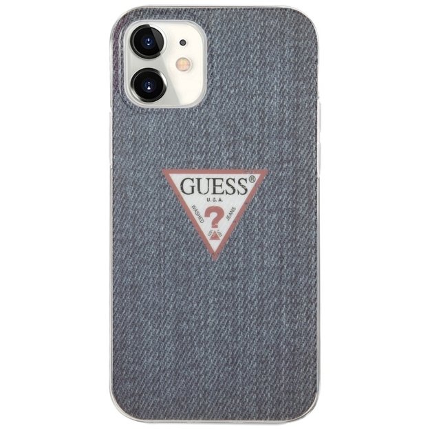 Guess GUHCP12SPCUJULDB iPhone 12 mini 5.4&quot  navy/dark blue hardcase Jeans Collection 2