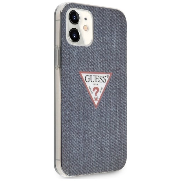 Guess GUHCP12SPCUJULDB iPhone 12 mini 5.4&quot  navy/dark blue hardcase Jeans Collection 3