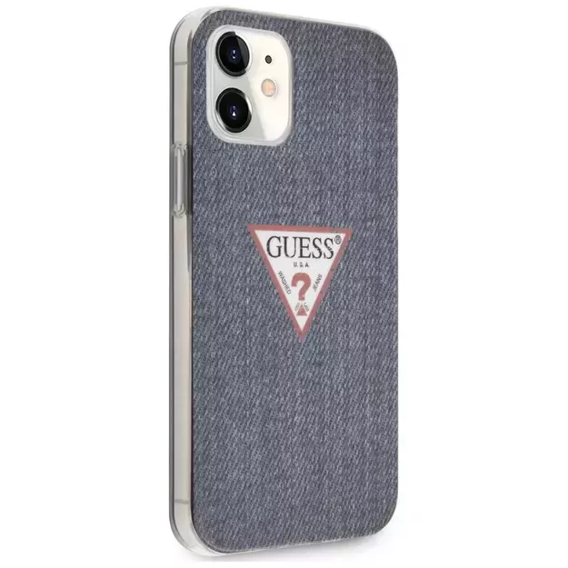 Guess GUHCP12SPCUJULDB iPhone 12 mini 5.4&quot  navy/dark blue hardcase Jeans Collection 10