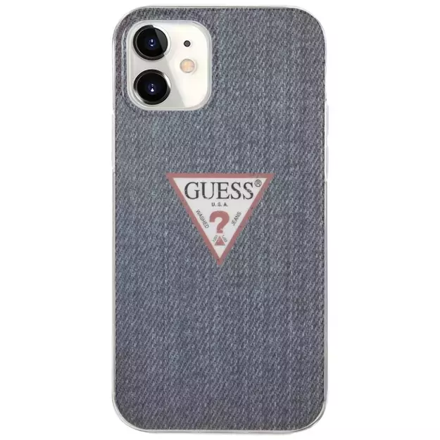 Guess GUHCP12SPCUJULDB iPhone 12 mini 5.4&quot  navy/dark blue hardcase Jeans Collection 9